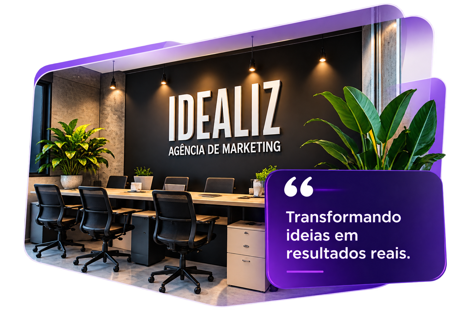 Interior da Agência Idealiz